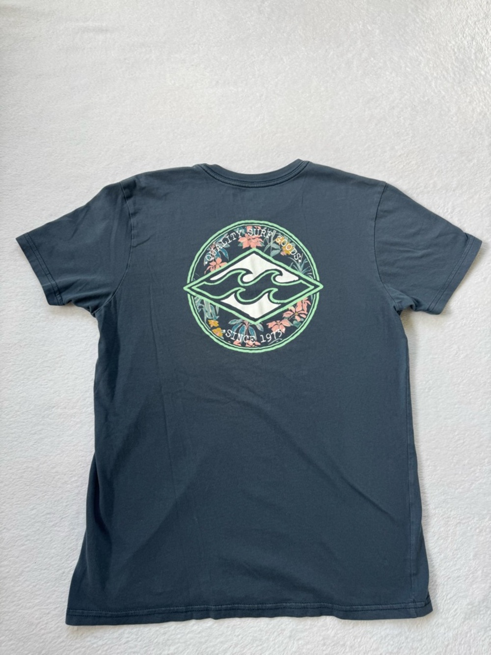 Billabong Boys Navy Graphic Back Logo T-Shirt